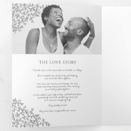 Programme Trois Volets Monogramme gris foncé histoire d'art dévouement ma (Intérieur en premier)