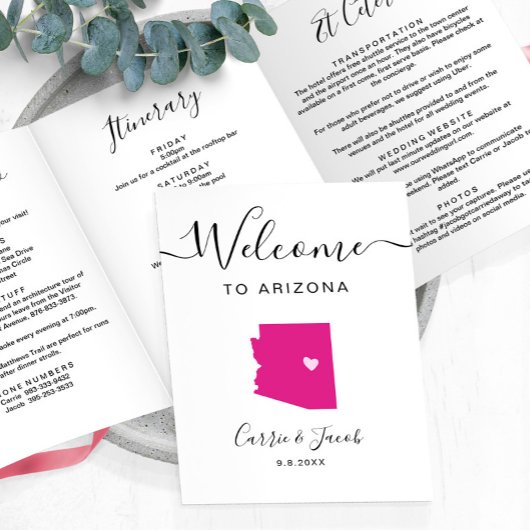 Programme Trois Volets N'importe quelle couleur Arizona Mariage sac de bi