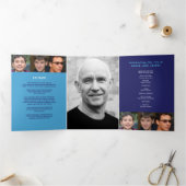 Programme Trois Volets Passage d'une légende Service funéraire bleu (Intérieur)