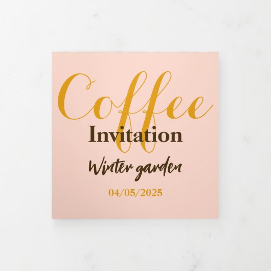 Programme Trois Volets Pause café. (Protection)