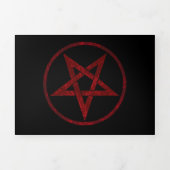 Programme Trois Volets Pentagram Red Devil (Page de couverture)