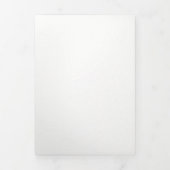 Programme Trois Volets Personnalisation de mariage de luxe moderne (Page de couverture)