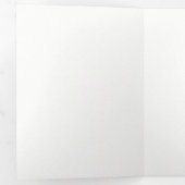Programme Trois Volets Personnalisation de mariage de luxe moderne (Intérieur en premier)