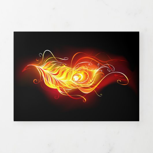 Programme Trois Volets Plumes de paquetage de feu (Page de couverture)