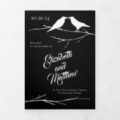 Programme Trois Volets Ravens Mariage gothique (Page de couverture)