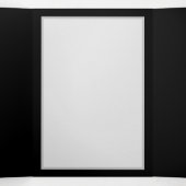 Programme Trois Volets Rose bleu brûlant (Intérieur au milieu)