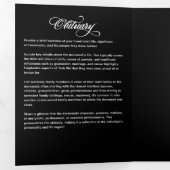 Programme Trois Volets Script de calligraphie 2-Photo Célébration de la v (Intérieur en premier)