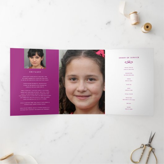 Programme Trois Volets Service funéraire dans nos coeurs mûrier (Intérieur)