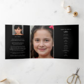 Programme Trois Volets Service funéraire dans nos coeurs noir blanc (Intérieur)