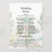 Programme Tropical Beach Destination Wedding Program (Dos)