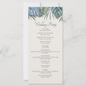 Programme Tropical Beach Palm Wedding (Dos)