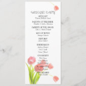 Programme Tulipes roses tendres (Dos)