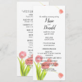 Programme Tulipes roses tendres (Devant / Derrière)