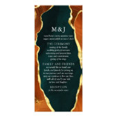 Programme turquoise, Burning Orange & Gold Agate (Devant)