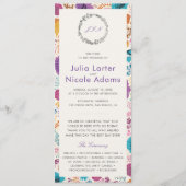 Programme Turquoise Purple Jaune Fleurs de prairie de printe (Devant)