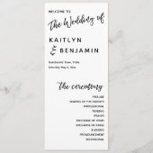 Programme Typographie de l'écriture contemporaine simple (Devant)