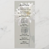 Programme Une Marguerite Blanche (Dos)