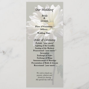 Programme Une Marguerite Blanche
