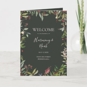 Programme Vacances Chic Botanique   Mariage plié vert foncé