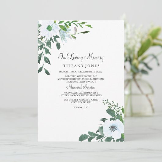 Programme Végétation florale En mémoire d'amour (Debout devant)