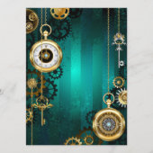 Programme Veille bijoux Steampunk sur un Arrière - plan vert (Devant)