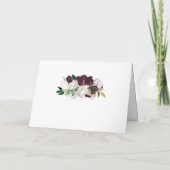 Programme Velvet de Plum foncé et Mariage floral de printemp (Dos)