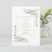 Programme Verdure Foliage Funérailles Mémorial Ordre de serv (Debout devant)