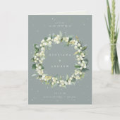 Programme Vert/Crème Symphorine+Eucalyptus Mariage d'Hiver (Devant)