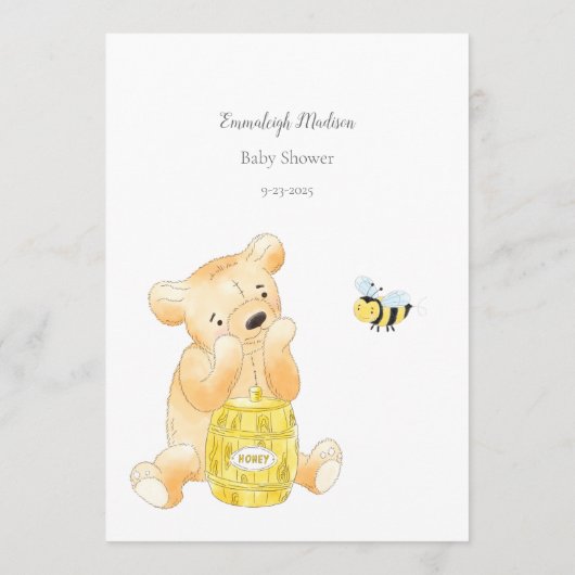 Programme Vieux contes de femmes Boy Teddy Bear Card (Dos)