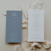 Programme Vins intemporels Monogram Crest Dusty Blue