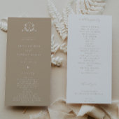 Programme Vins intemporels Monogramme Crest Beige