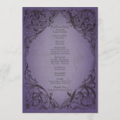 Programme Vintage chauve-souris jusqu'à la mort violet Maria (Dos)