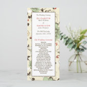 Programme Vintage Chic Floral Mariage (Debout devant)