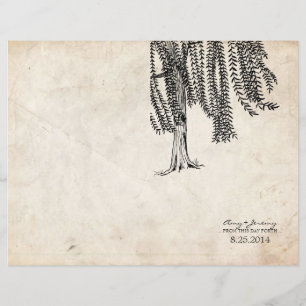 Programme vintage de couverture du Willow Black We