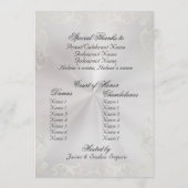 Programme Vintage Frame Quinceanera Program - Pearl/Silver (Dos)