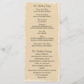 Programme Vintage Mason Jar et Fleur sauvage (Dos)