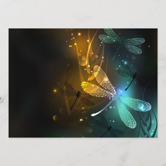 Programme Vol de libellule verte lumineuse (Devant)