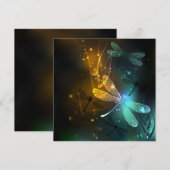 Programme Vol de libellule verte lumineuse (Devant / Derrière)