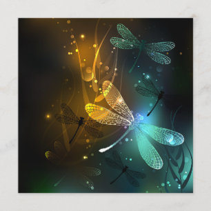 Programme Vol de libellule verte lumineuse