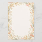 Programme Watercolor Wildflower Wedding Program (Dos)