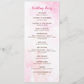 Programme Wedding shower forestier tropical des Bougainvilli (Dos)