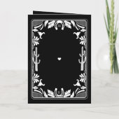 Programme Western Country Cowboy Mariage Ordre de service (Dos)