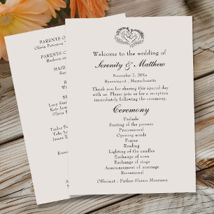 Programme Western Horse Rustic Élégant Mariage campagnard