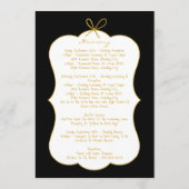 Programme Whimsical Stripes Handwritten Painted Wedding (Dos)