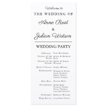 White Modern  Wedding Timeline and Party QR Code