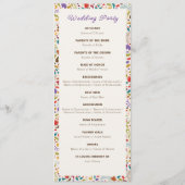 Programme Wild Rose Woods Exotic Flower Garden Mariage (Dos)