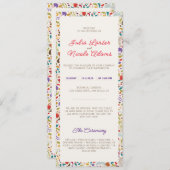 Programme Wild Rose Woods Exotic Flower Garden Mariage (Devant / Derrière)