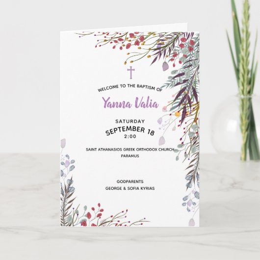 Programme Yanna Greek (Devant)