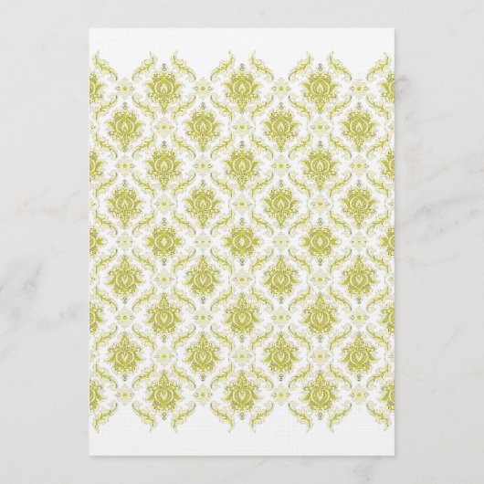 Programme Yellow Mariage damassé (Dos)