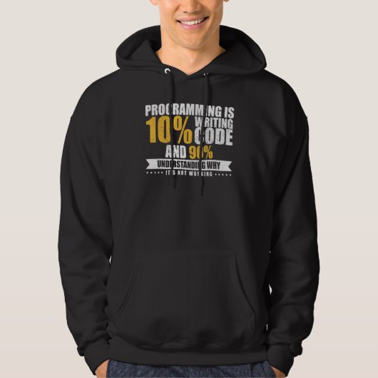 Programmeer Citaat Het Tech Programmeur Software O Hoodie (Voorkant)